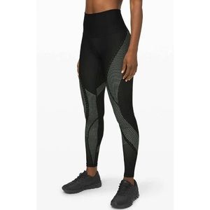 lululemon athletica Mapped Out High-Rise Tight 28" Black/Florid Flash